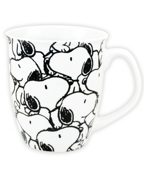 The Peanuts 0128435 – Tasse Snoopy – 'Allover', 280 ml, Keramik